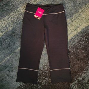 Ryka Endurance Regular Fit Crop Pants True Blue Women's Size Small NWT